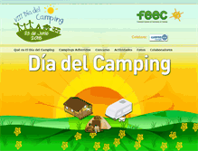Tablet Screenshot of eldiadelcamping.es